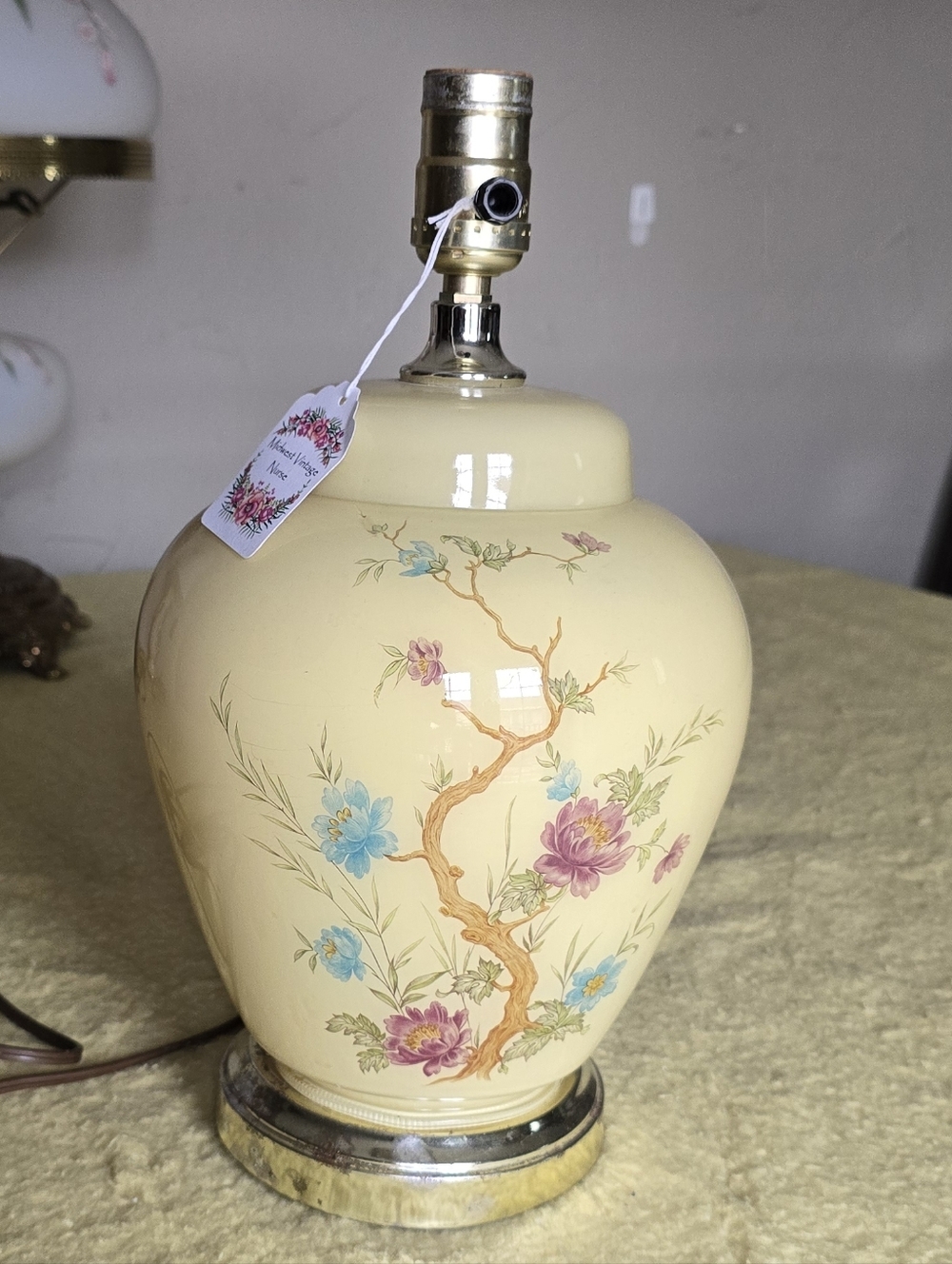 Vintage Ginger Jar Lamp